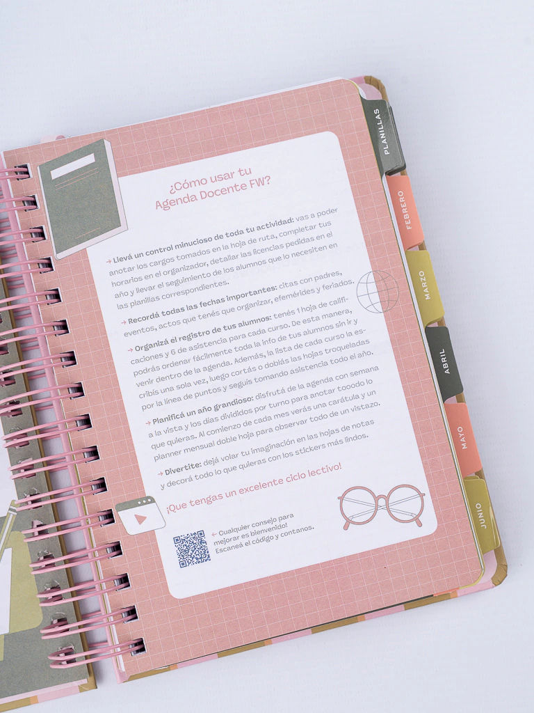 Miniatura: Agenda semanal DOCENTE 15 × 21 cm - Mundo FW (preventa)