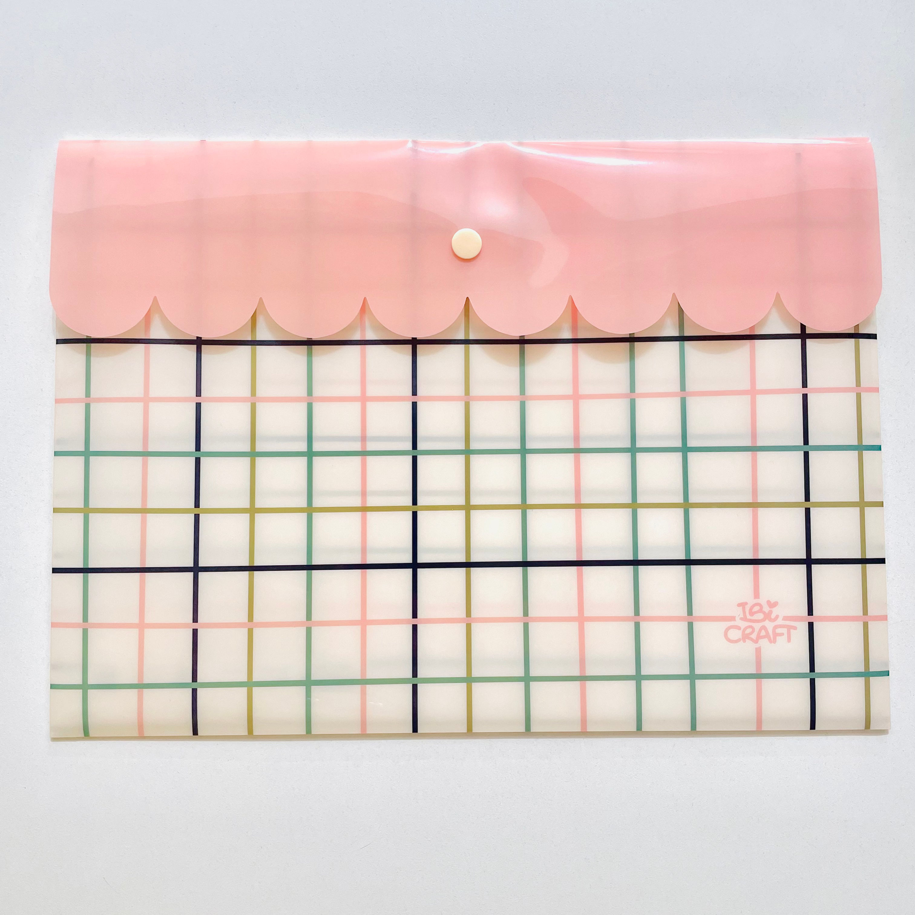 Sobre con botón A4 Nube Rosa - Ibi Craft