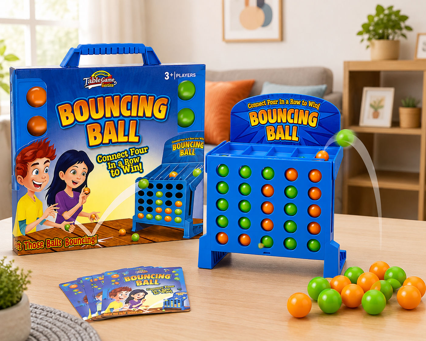 Juego 4 en Línea con Pelotas