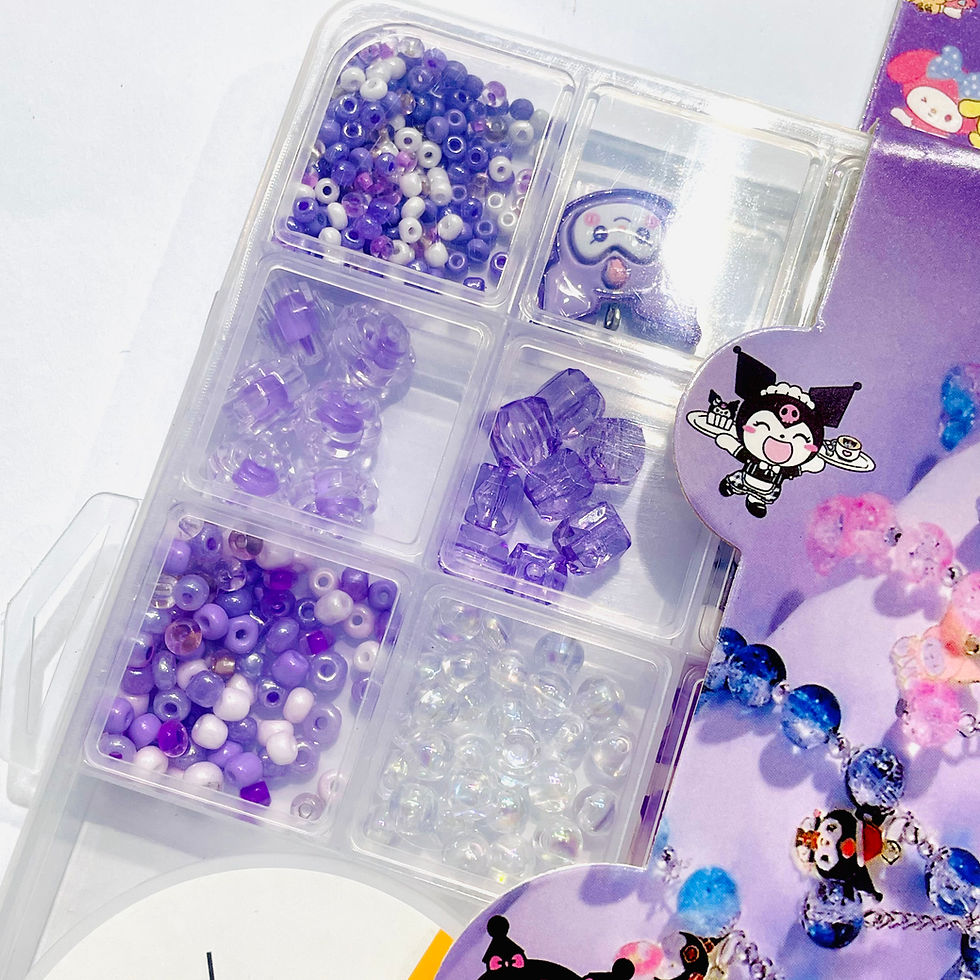 Miniatura: Kit para hacer pulseras Kuromi