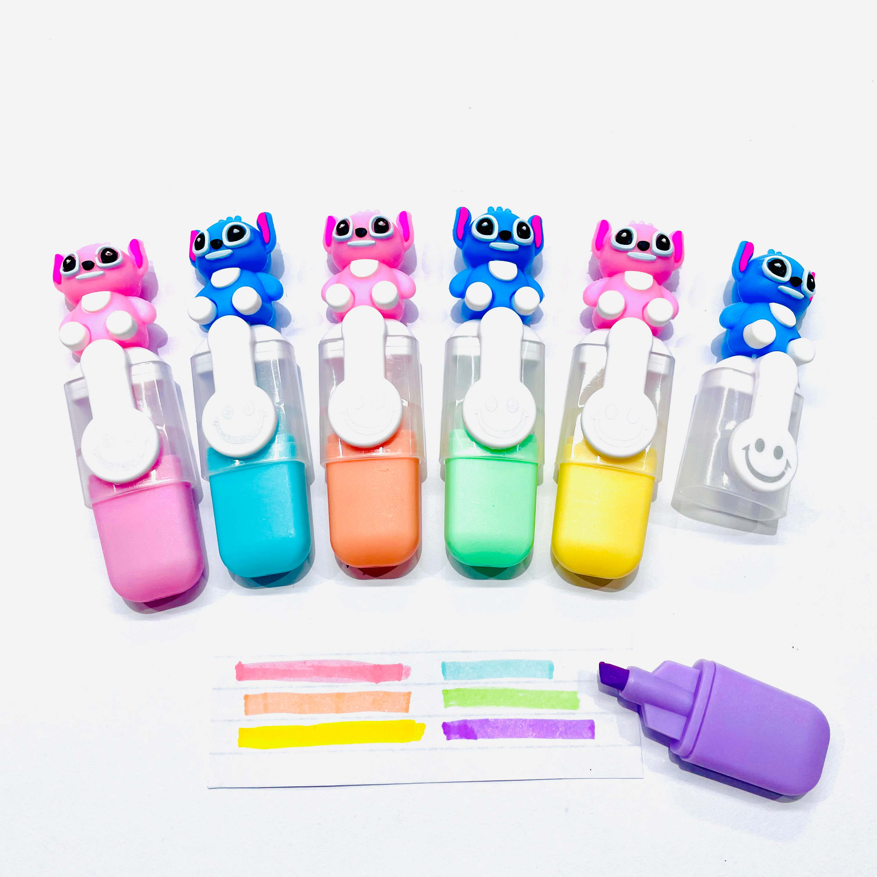 Resaltadores x6 de Stitch 