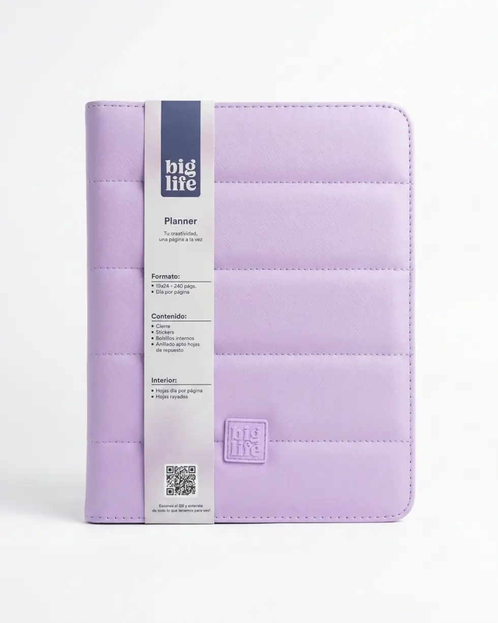 Miniatura: Planner Big Life Puffer 1 2027 – Día por página – 19×24 cm