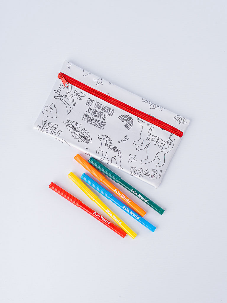 Kit para Colorear Cartuchera Roar
