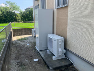  熊本　エコキュート工事/城南町