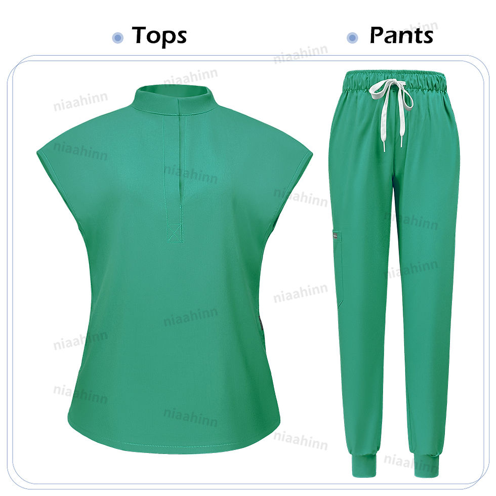 Thumbnail: Jogger Sets Hospital Wholesale Scrubs Uniforms Nurse Short Sleeve Nursing Scrubs