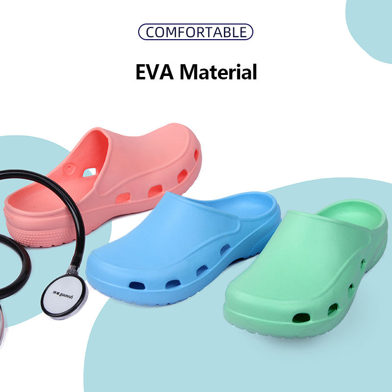 Thumbnail: Medical Scrub Clogs Nurse Garden Shoes Arch Support House Slippers Sandals Breat