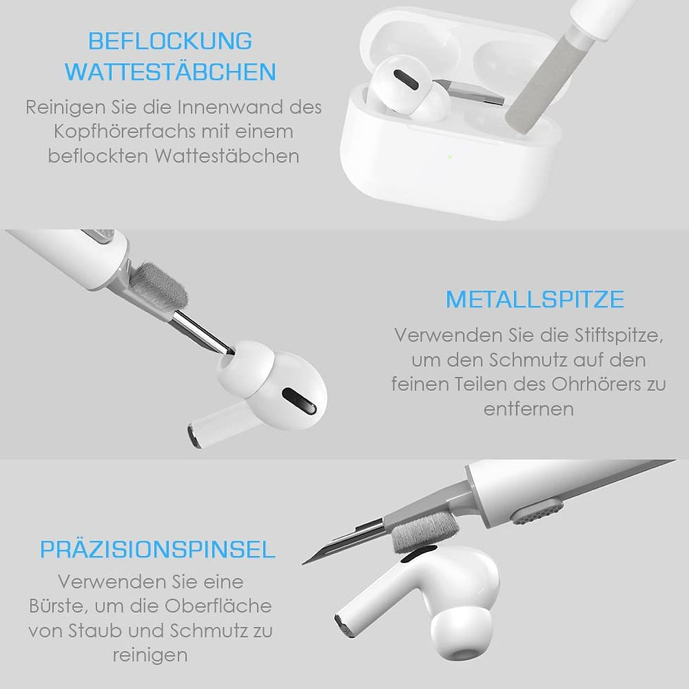 Thumbnail: Cleaner Kit Bluetooth Earphones Cleaning Pen Wireless Earbud Cleaning Tool For A