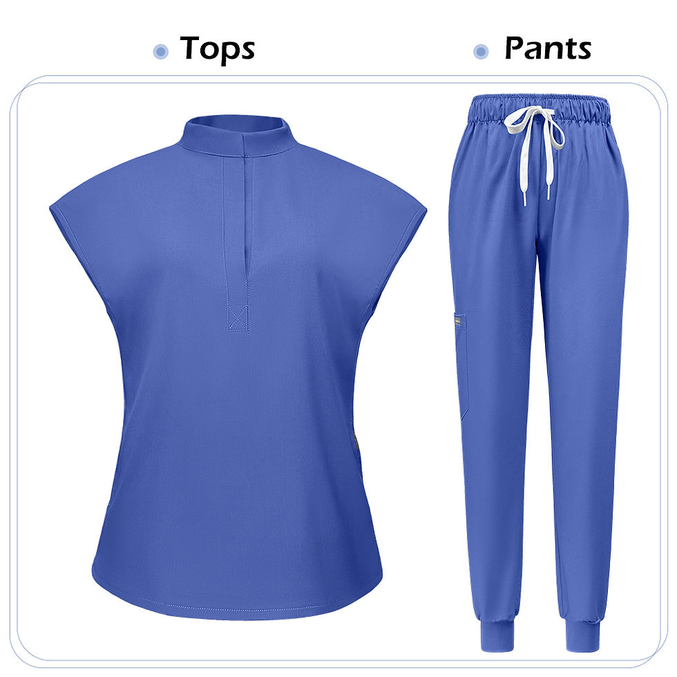 Thumbnail: Jogger Sets Hospital Wholesale Scrubs Uniforms Nurse Short Sleeve Nursing Scrubs