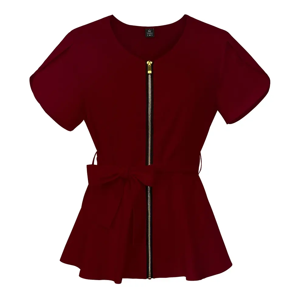 Thumbnail: Short Sleeve Women's Top Nursing Blouse