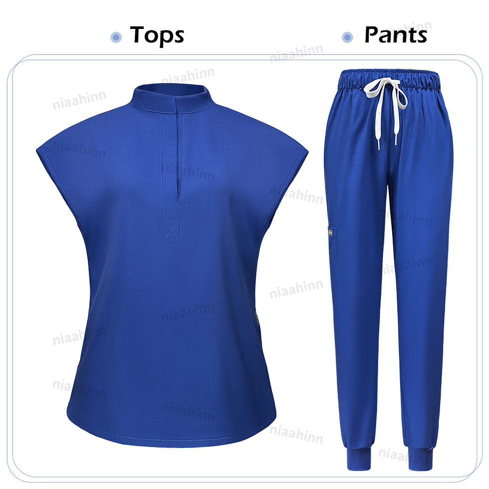 Thumbnail: Jogger Sets Hospital Wholesale Scrubs Uniforms Nurse Short Sleeve Nursing Scrubs