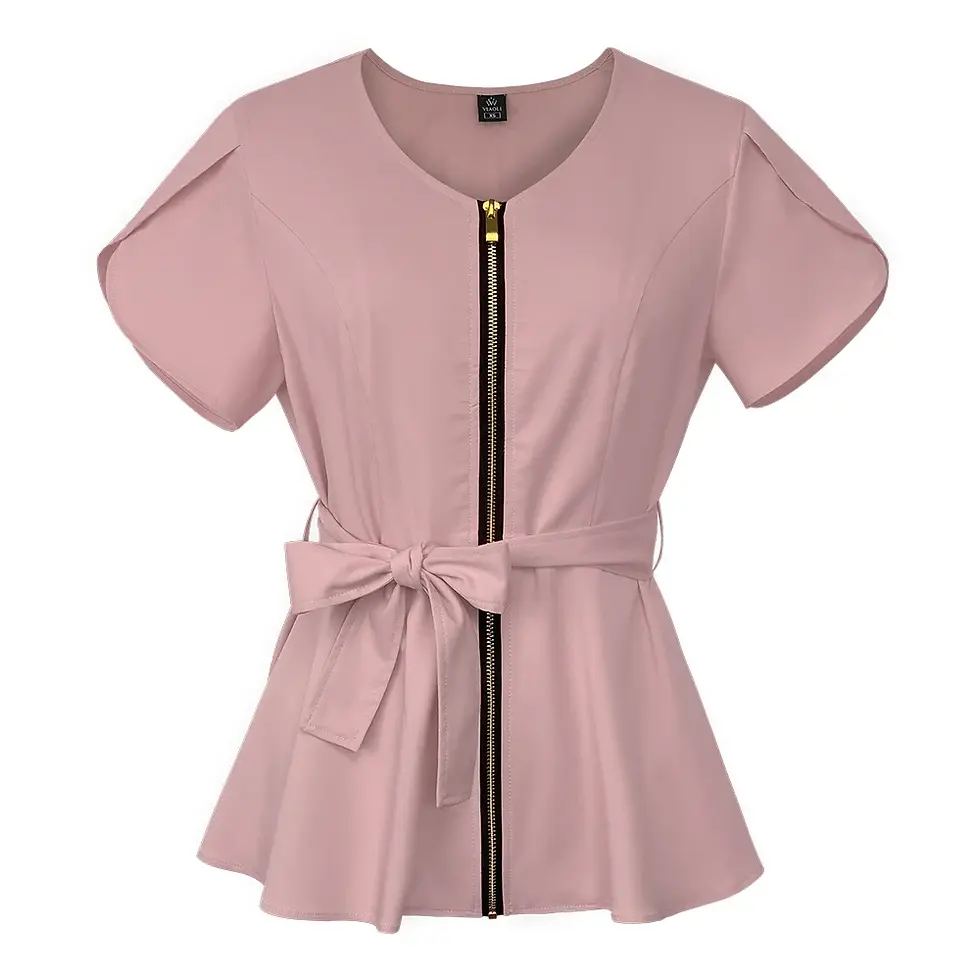 Thumbnail: Short Sleeve Women's Top Nursing Blouse