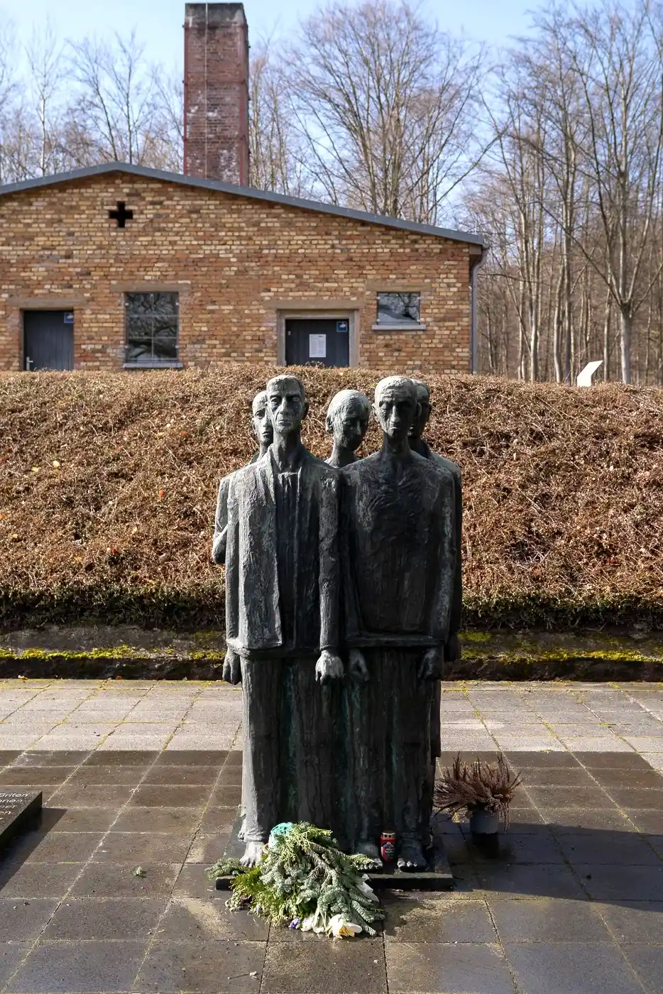 Memorial at the Crematorium at the Mittelbau Dora concentration camp in Germany