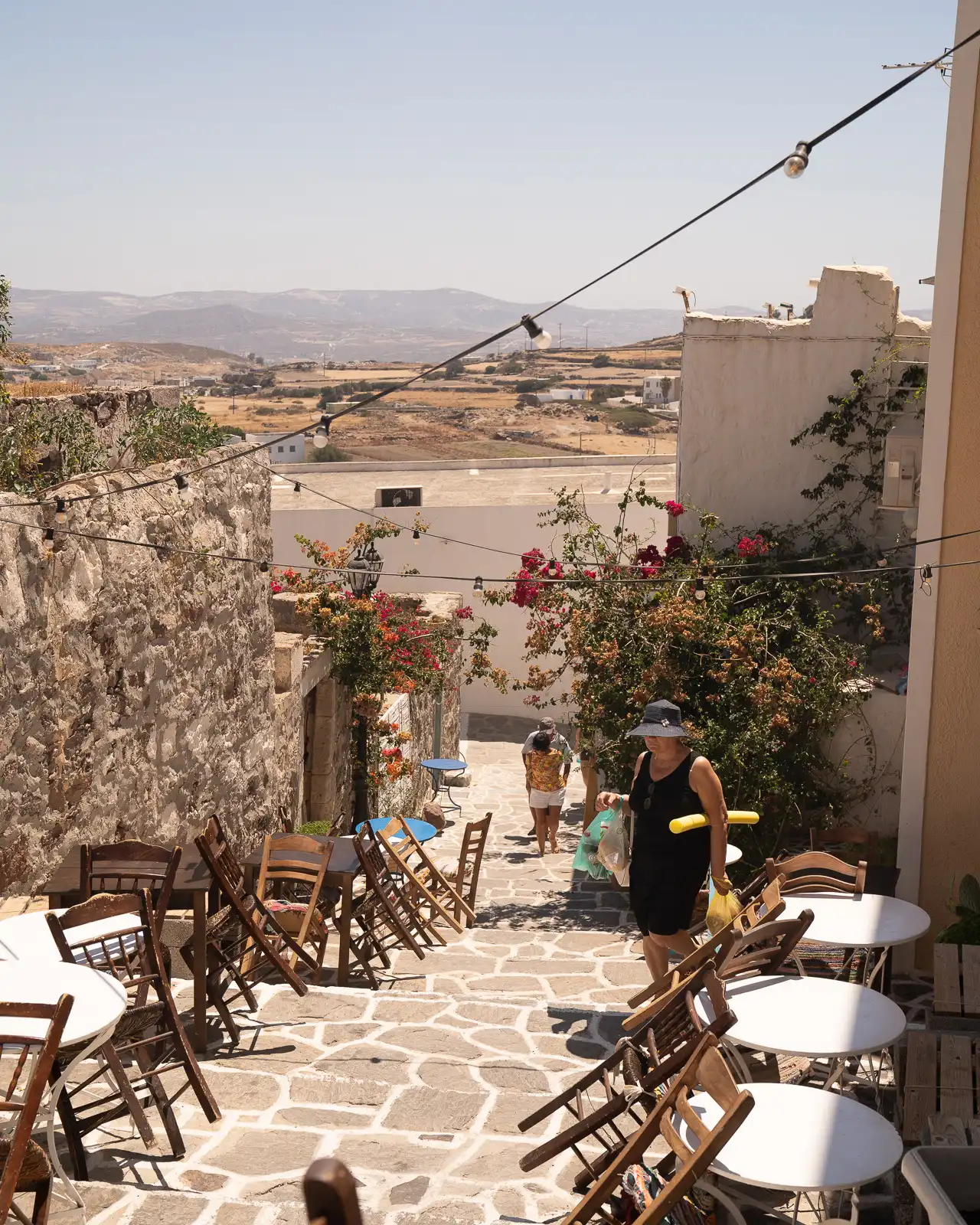 view from Plaka, Milos - Greece