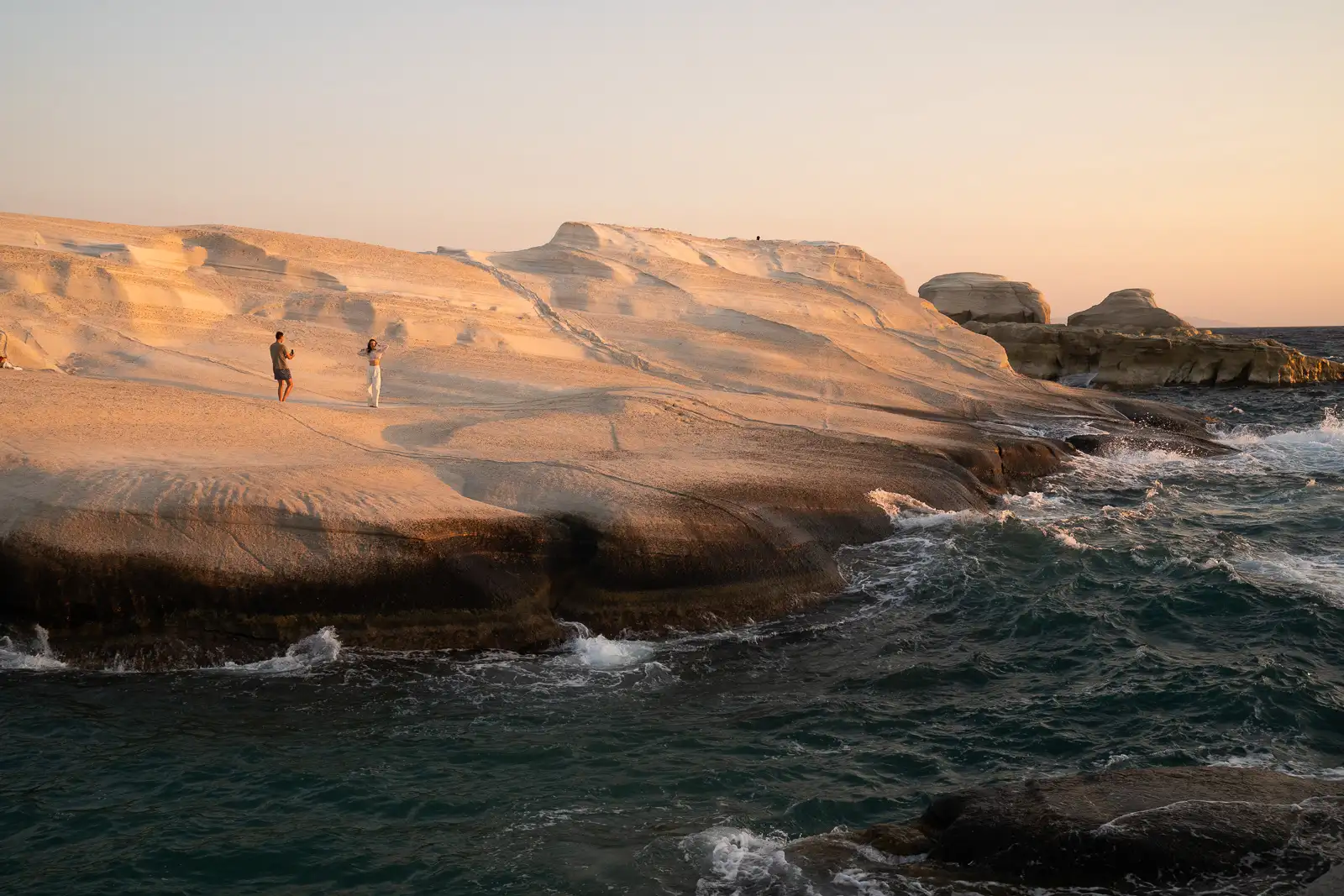 sunrise at Sarakiniko, Milos - Greece