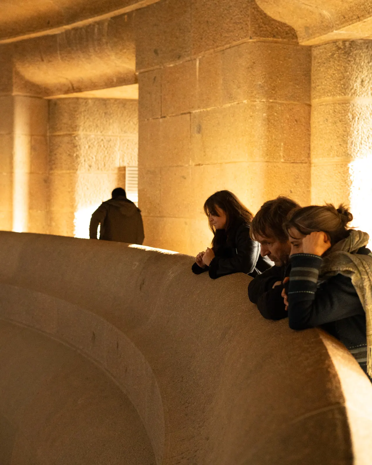 people admiring the battle of nations monument in leipzig, germany