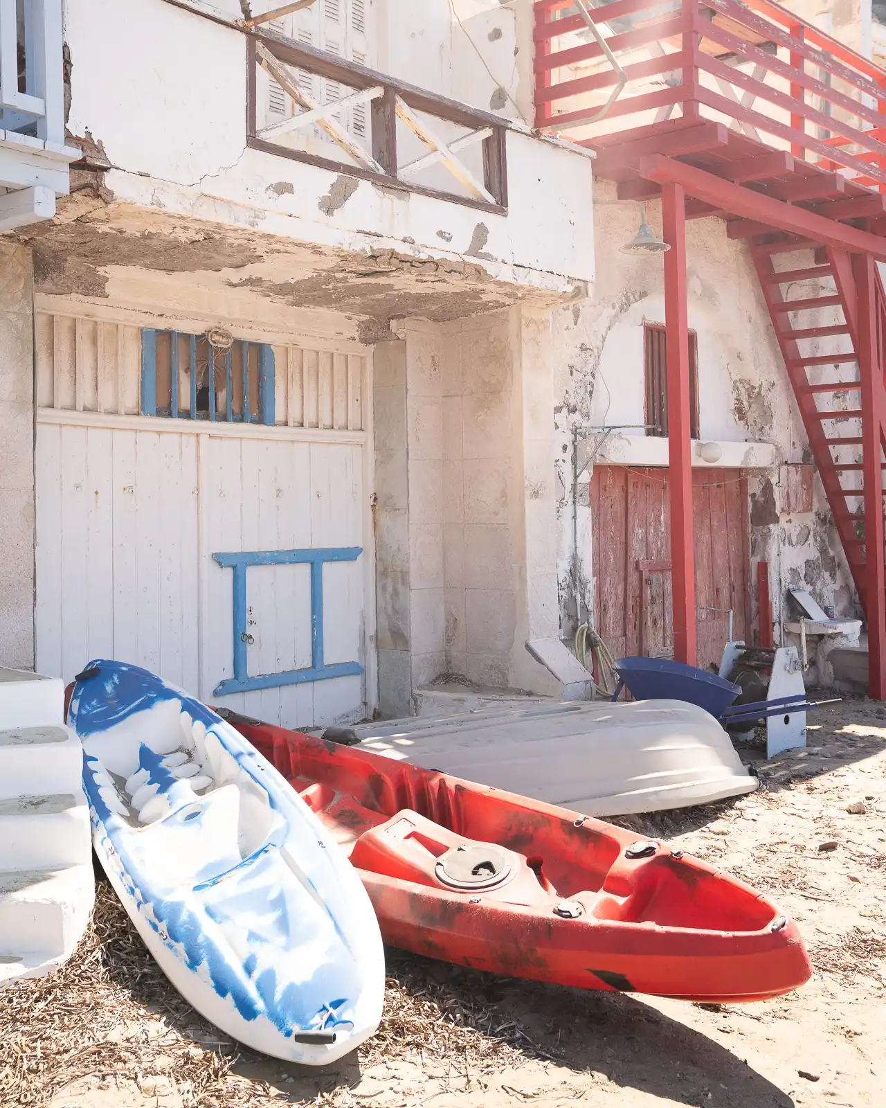 fishing huts at Klima, Milos - Greece