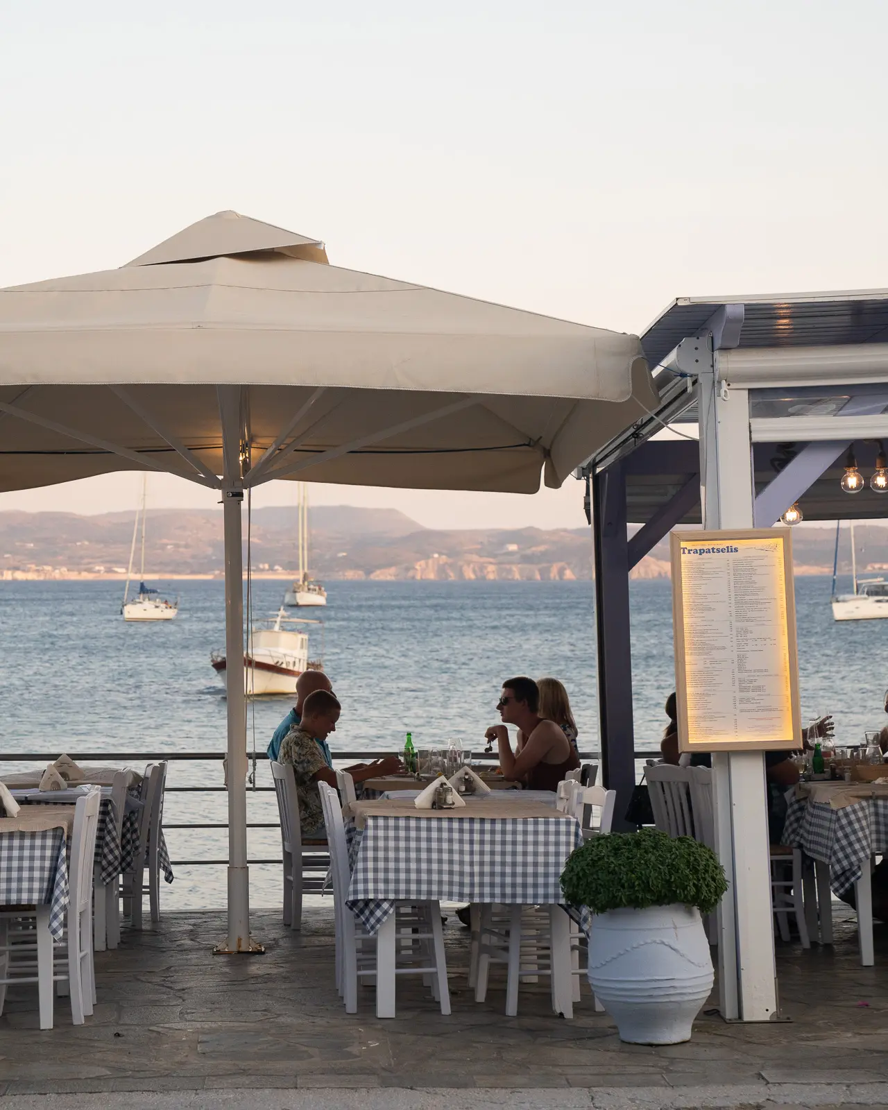Waterfront Restaurant in Adamantas, Milos - Greece