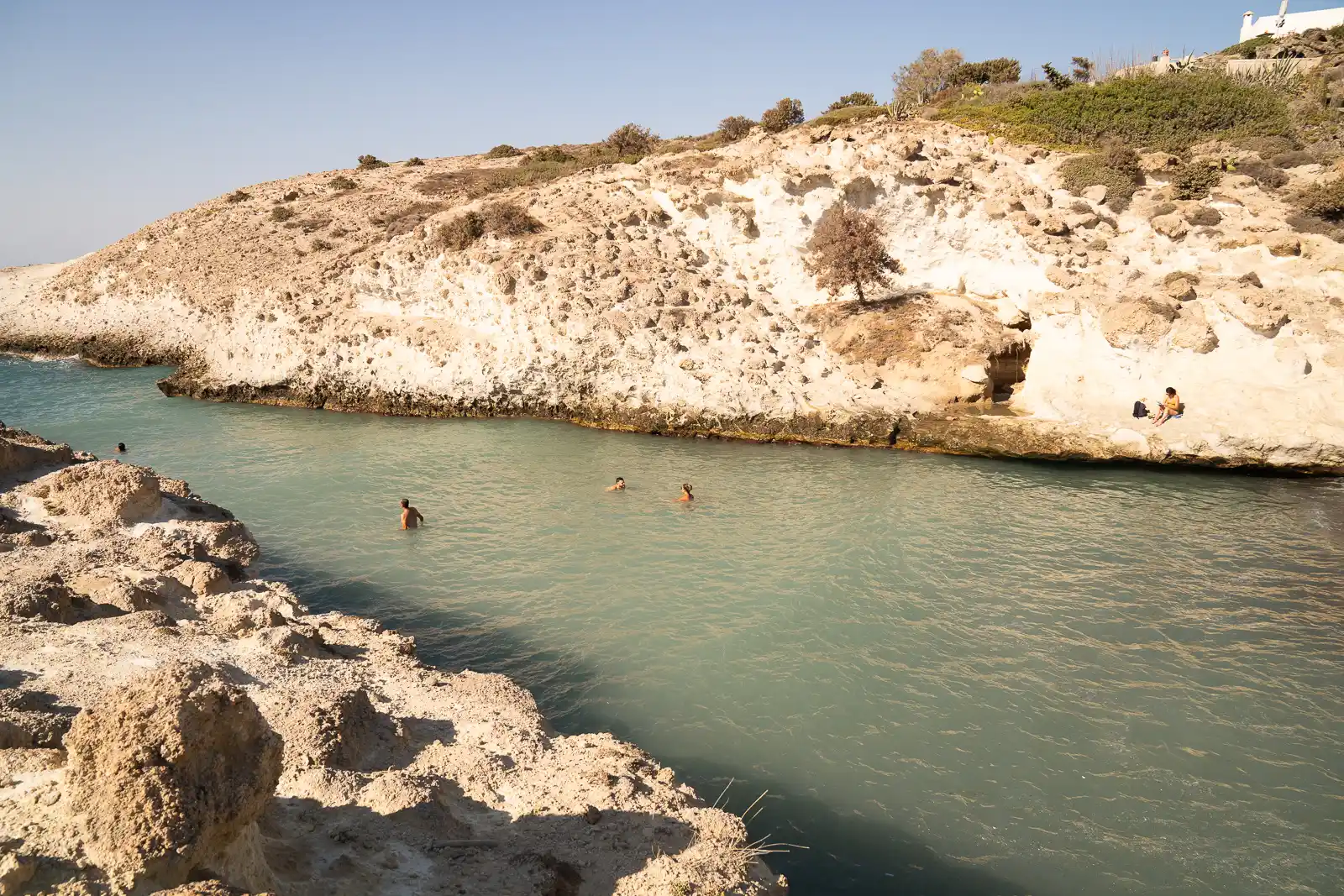 Papafragas Caves in milos island, greece