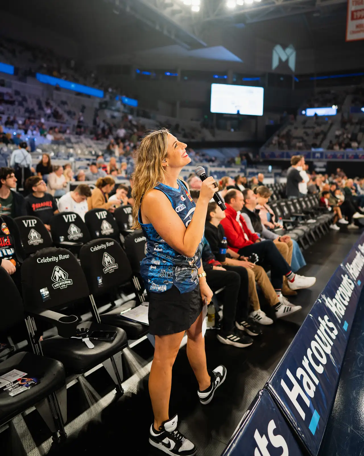 candy hertz sideline commentator for melbourne united 