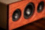 Thumbnail: Wooden speaker with three black speakers, Primitive Audio playing sound.