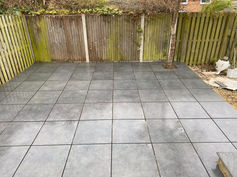 Cote Farm patio after