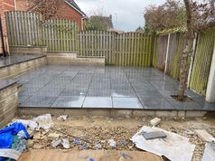 Cote Farm patio after