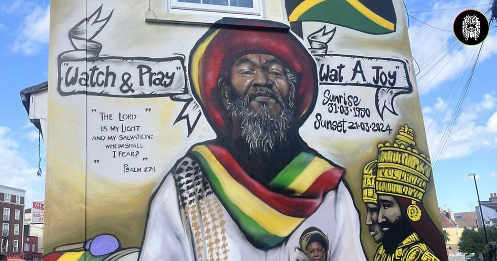 Inglaterra rinde homenaje a Ras Bandele con un mural del histórico líder rastafari