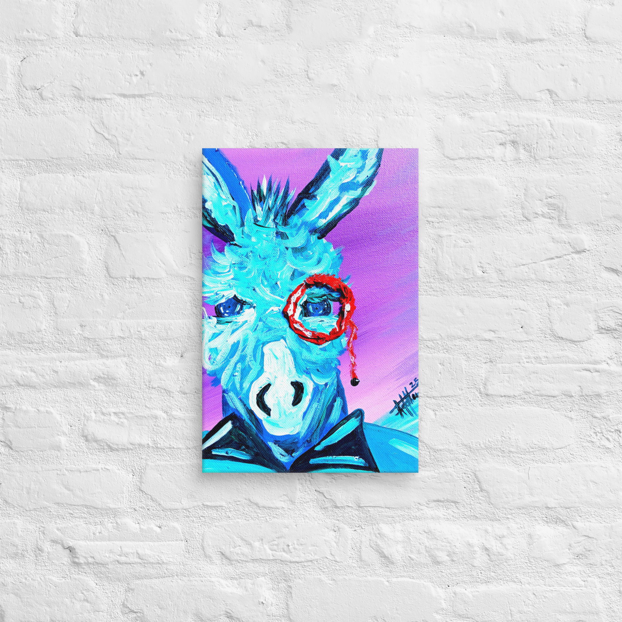 Tommy Red glasses Canvas