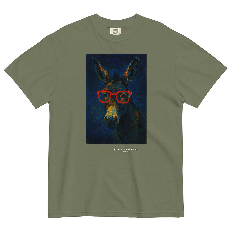 Thumbnail: Midnight donkey Unisex garment-dyed heavyweight t-shirt