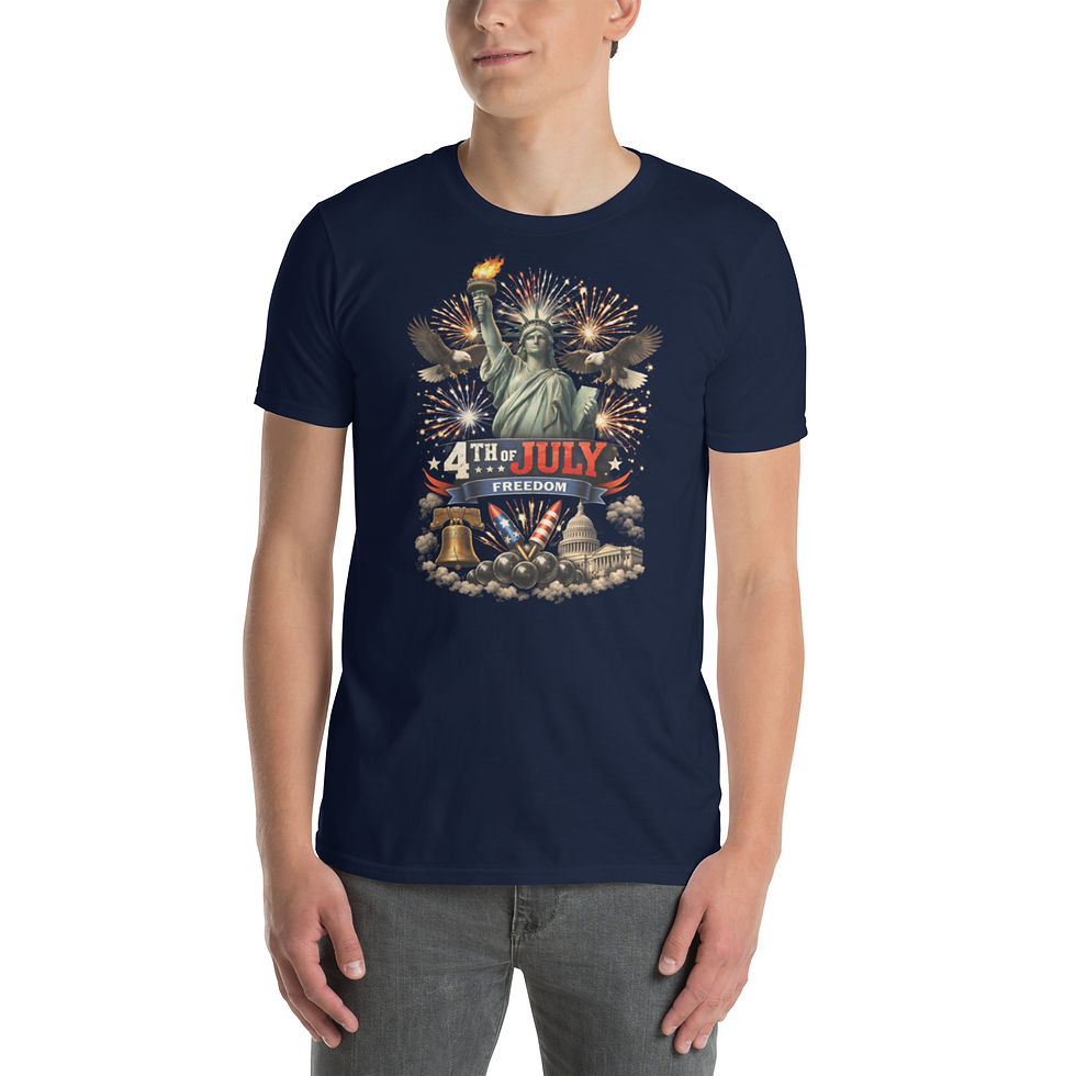 Thumbnail: Short-Sleeve Unisex T-Shirt 4th July