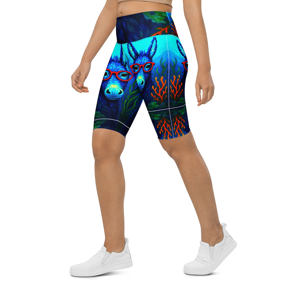 Thumbnail: Whisky in bloom undersea Biker Shorts