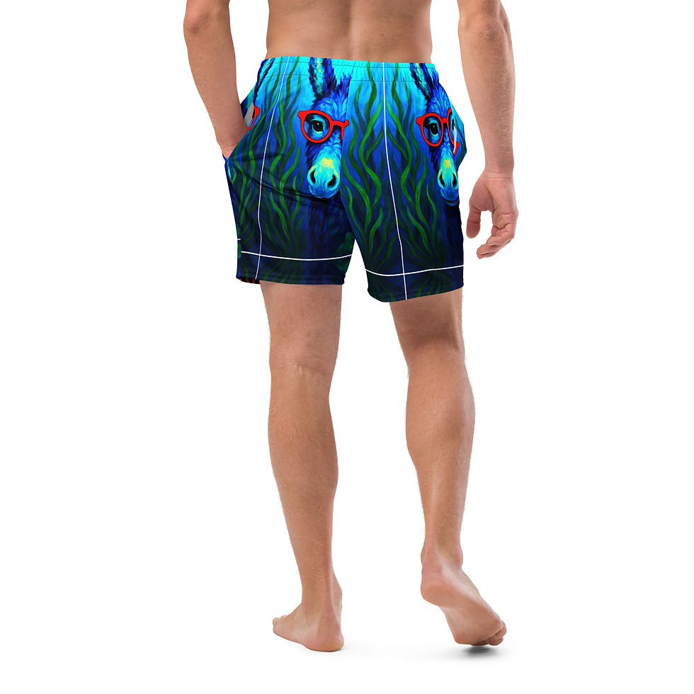 Thumbnail: Whisky under sea Recycled Swim Trunks