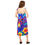 Thumbnail: Whisky in bloom undersea Tie-strap midi dress