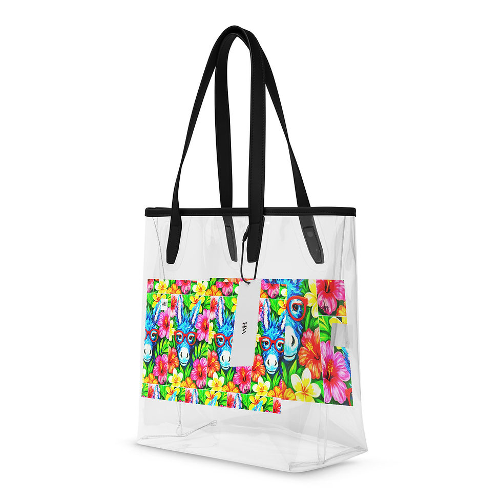 Thumbnail: Summer Whisky Bloom 🌺 Clear tote bag