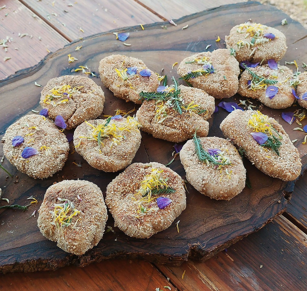 Backen, frische Brötchen