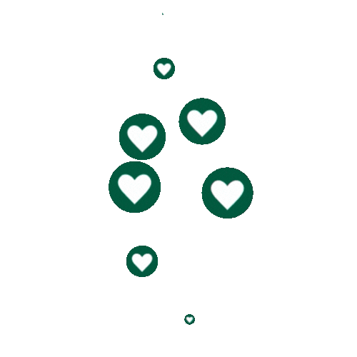 hearts floating