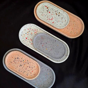 סט מגשי טראצו בעבודת יד