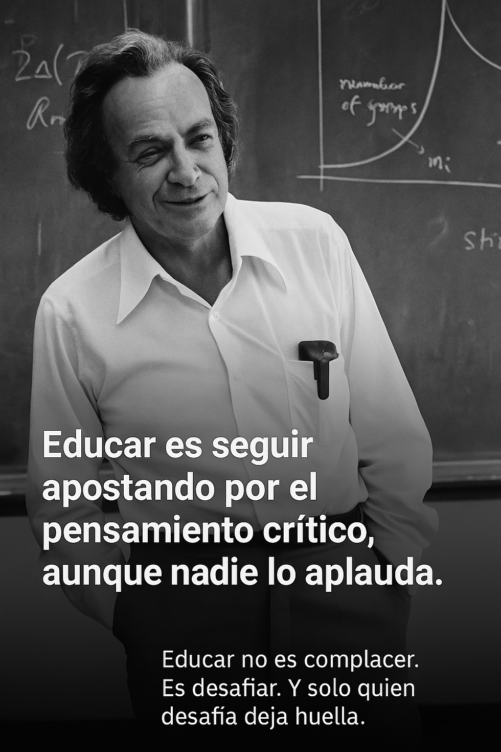 “Lo que no puedo crear, no lo entiendo.”– Richard Feynman