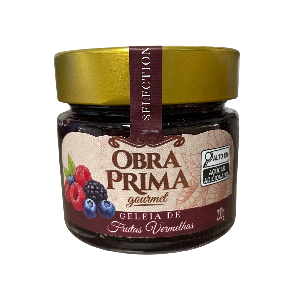 Obra Prima Geleia de Frutas Vermelhas 230g