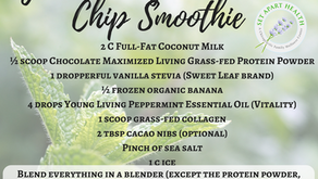 Gut-Healing Chocomint Chip Smoothie