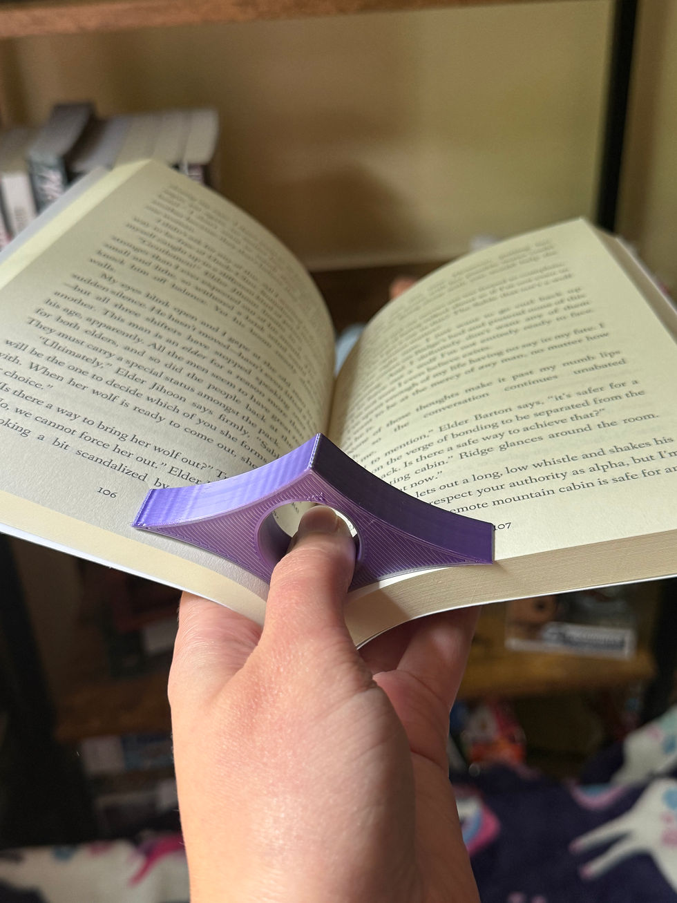 Thumbnail: Book Lover Sign | Thumb Book Page Holder