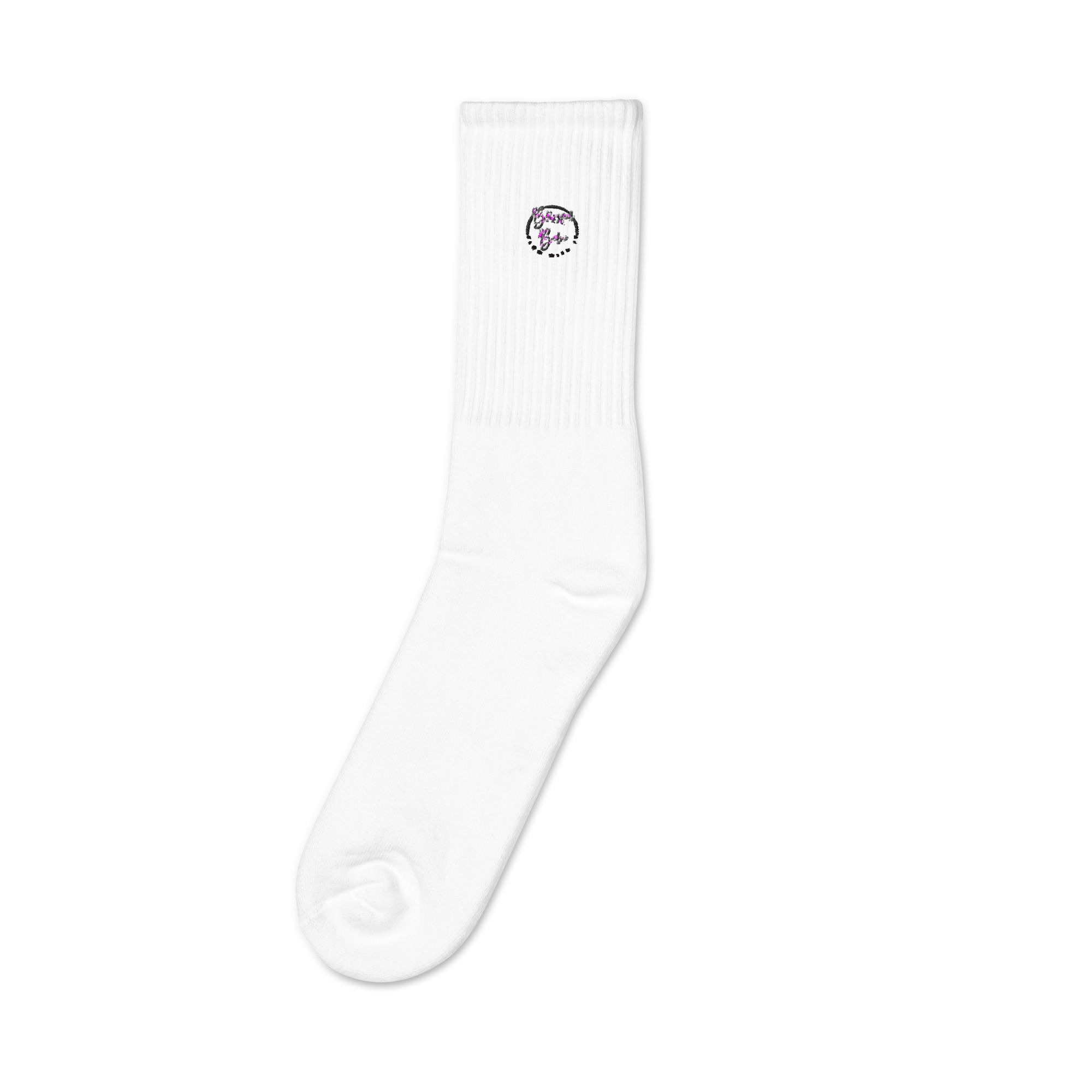 Blissful Babe embroidered socks