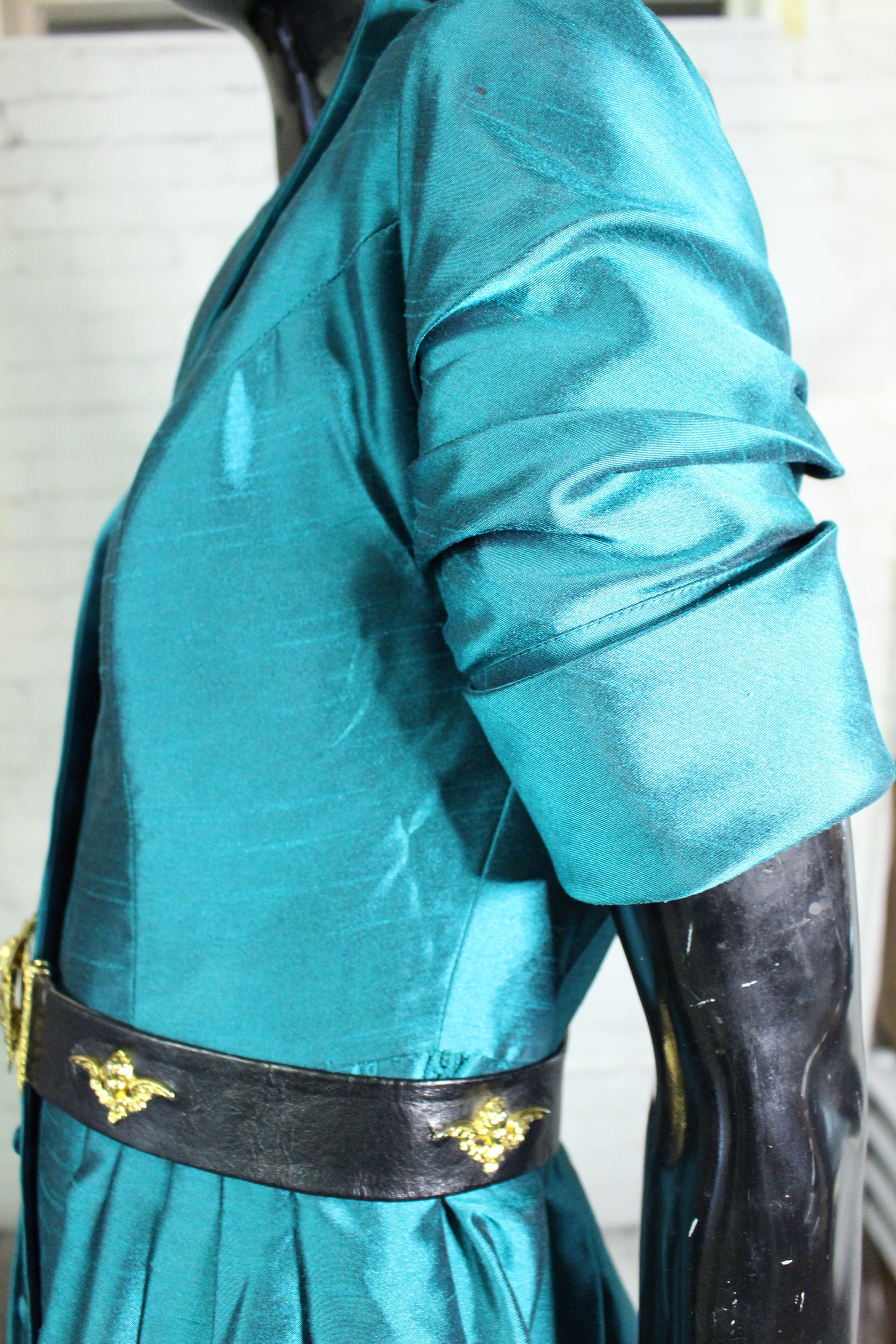 Vintage Green Dress Complete Look