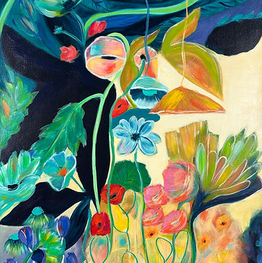 Blüten in der Dämmerung