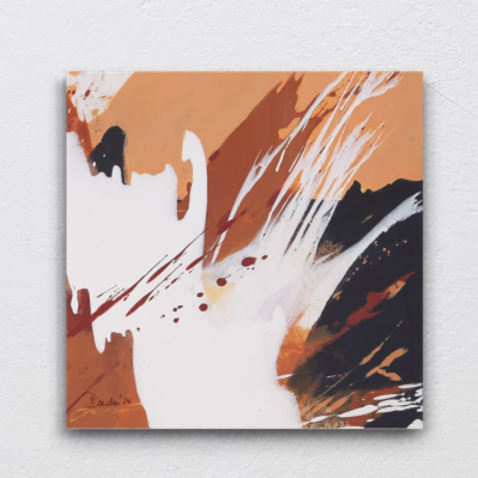 Giclée | RUHE TRIFFT AUF ENERGIE Quadratisch 2