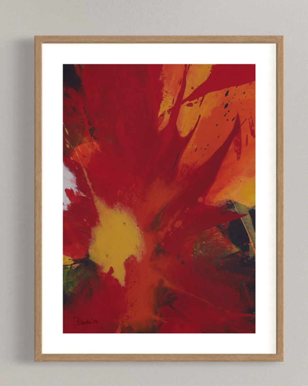 Miniaturbild: Giclée |  FEUER DER ENTSCHLOSSENHEIT | 2 Motive | Hochformat