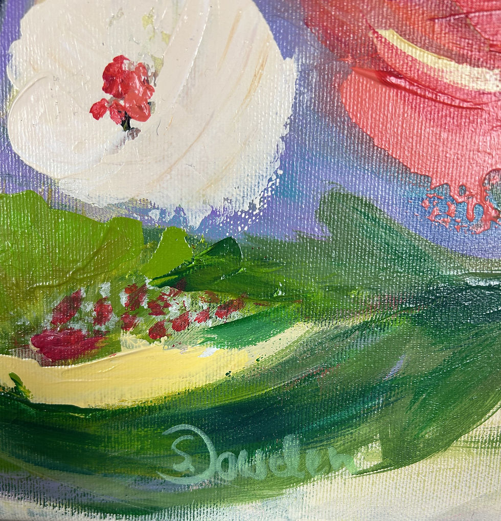 Miniaturbild: Wachsender Raum 12 | Abstrakte florale Kunst in intensiven Farben