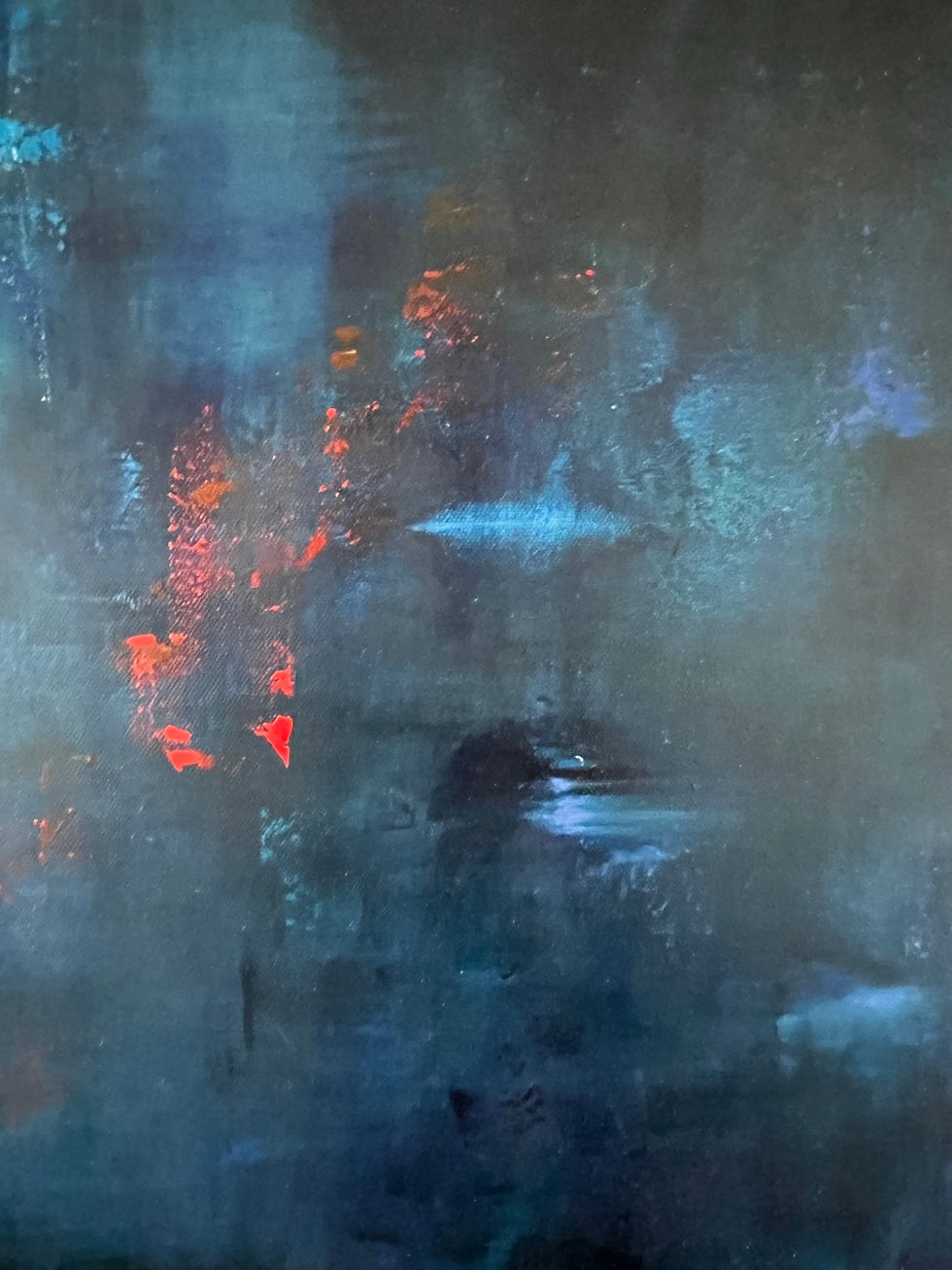Miniaturbild: GUTE NACHT BÖRGER 9 | Stimmungsvolles Acrylgemälde über den Tagesausklang in der Heimat, inspiriert vom Emsland