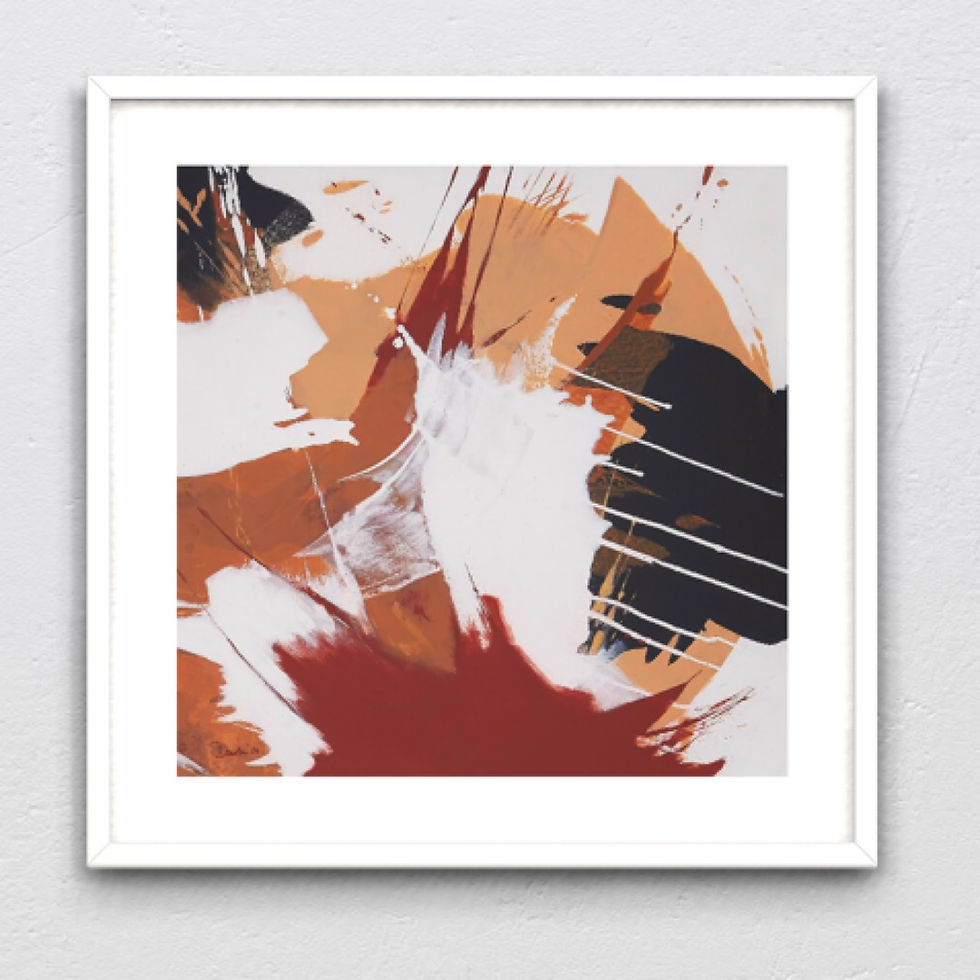 Miniaturbild: Giclée | RUHE TRIFFT AUF ENERGIE | Quadratisch 2W