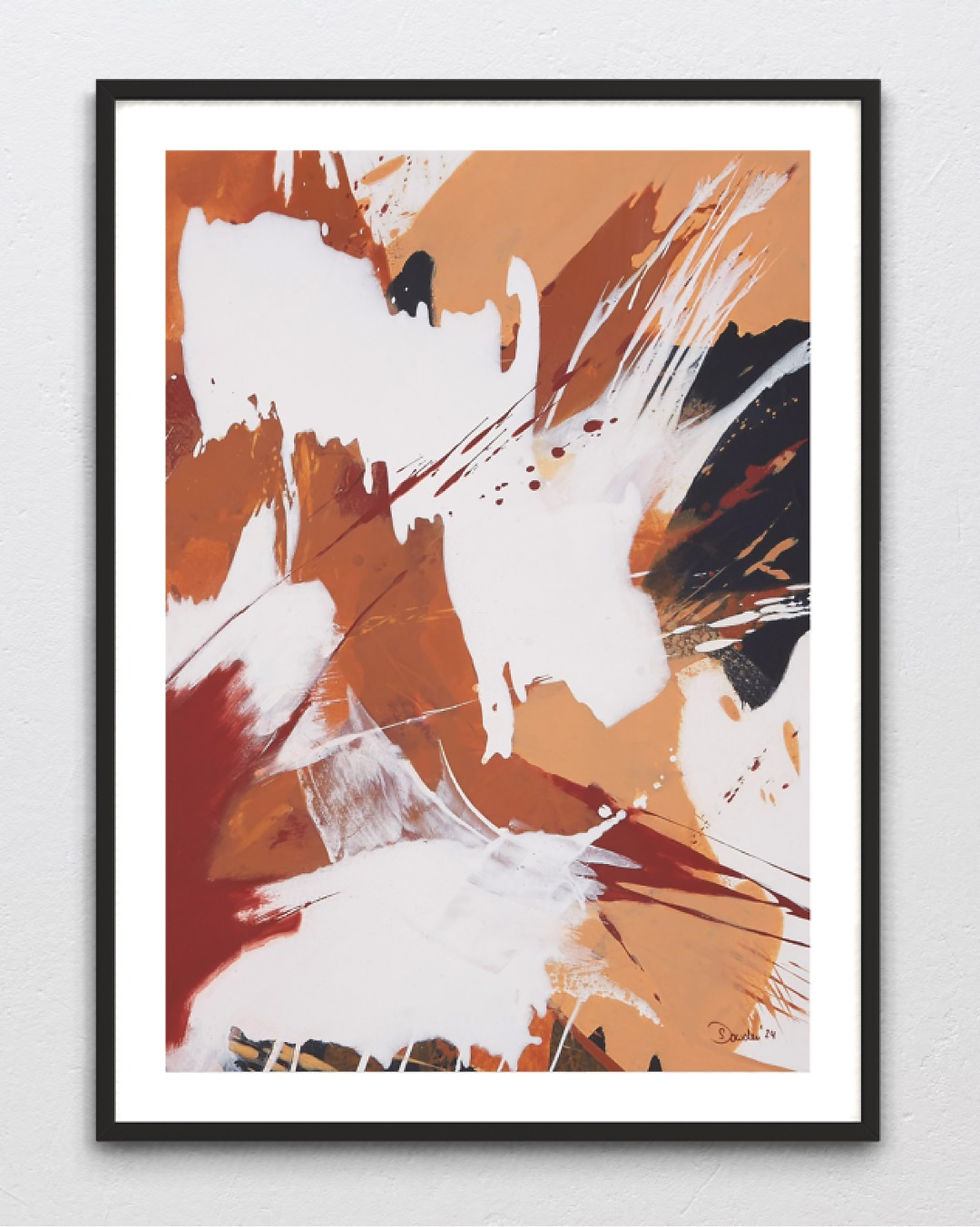 Miniaturbild: Giclée |  RUHE TRIFFT AUF ENERGIE Hochformat 1S